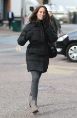 ANDREA MCLEAN Arrives at ITV Studios in London 04/29/2016