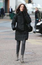 ANDREA MCLEAN Arrives at ITV Studios in London 04/29/2016