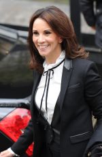 ANDREA MCLEAN Leaves ITV Loose Women Studios in London 04/18/2016