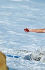 ANGELICA BRIDGES on Set of Baywatch Themed 138 Water Photoshoot in Malibu 04/04/2016