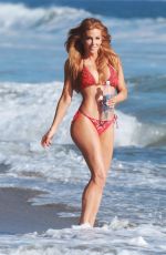 ANGELICA BRIDGES on Set of Baywatch Themed 138 Water Photoshoot in Malibu 04/04/2016