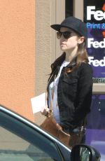ANNA KENDRICK at a Fedex Office Store in Sherman Oaks 04/29/2016