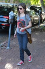 ANNA KENDRICK at Alfred Coffee & Kitchen in West Hollywood 03/31/2016