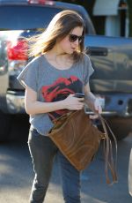 ANNA KENDRICK at Alfred Coffee & Kitchen in West Hollywood 03/31/2016
