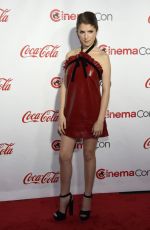 ANNA KENDRICK at Cinemacon Big Acreen Achievement Awards in Las Vegas 04/14/2016