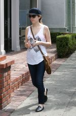 ANNA LENDRICK Out and About in Beverly Hills 04/11/2016
