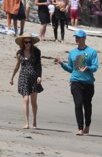 ANNABELLE WALLIS on the Beach in Malibu 04/24/2016