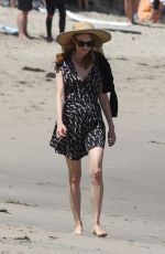 ANNABELLE WALLIS on the Beach in Malibu 04/24/2016