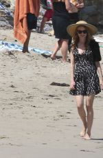 ANNABELLE WALLIS on the Beach in Malibu 04/24/2016