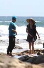 ANNABELLE WALLIS on the Beach in Malibu 04/24/2016