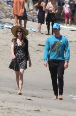 ANNABELLE WALLIS on the Beach in Malibu 04/24/2016