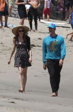 ANNABELLE WALLIS on the Beach in Malibu 04/24/2016