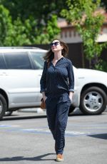 ANNE HATHAWAY Out and About in Los Angeles 04/27/2016