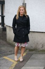 ANSTACIA Leaves ITV Studios in London 03/22/2016
