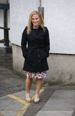 ANSTACIA Leaves ITV Studios in London 03/22/2016
