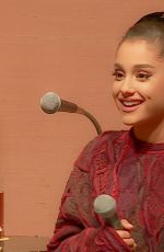 ARIANA GRANDE at a Press Conference in Japan 04/15/2016