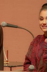 ARIANA GRANDE at a Press Conference in Japan 04/15/2016