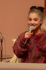 ARIANA GRANDE at a Press Conference in Japan 04/15/2016