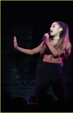 ARIANA GRANDE Performs at Takeover-T-Mobil Arena in Las Vegas 04/07/2016
