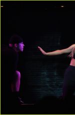 ARIANA GRANDE Performs at Takeover-T-Mobil Arena in Las Vegas 04/07/2016