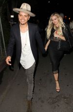 ASHLEE SIMPSON at Nice Guy in West Hollywood 04/28/2016