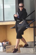 ASHLEE SIMPSON Leaves a Gym in Los Angeles 04/22/2016
