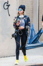 ASHLEY BENSON Out and About in New York 04/07/2016