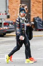 ASHLEY BENSON Out and About in New York 04/07/2016
