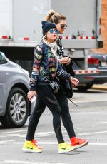 ASHLEY BENSON Out and About in New York 04/07/2016