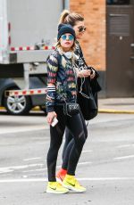 ASHLEY BENSON Out and About in New York 04/07/2016