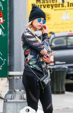 ASHLEY BENSON Out and About in New York 04/07/2016