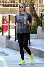 ASHLEY BENSON Out and About in West Hollywood 04/19/2016