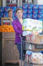 ASHLEY GREENE Shopping Groceries at Bristol Farms in Beverly Hills 04/11/2016