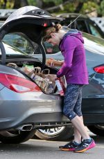 ASHLEY GREENE Shopping Groceries at Bristol Farms in Beverly Hills 04/11/2016