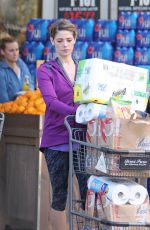 ASHLEY GREENE Shopping Groceries at Bristol Farms in Beverly Hills 04/11/2016
