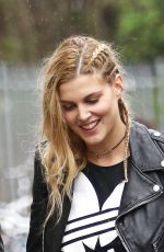 ASHLEY JAMES Out and About in London 04/22/2016