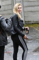 ASHLEY JAMES Out and About in London 04/22/2016