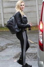 ASHLEY JAMES Out and About in London 04/22/2016