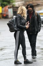 ASHLEY JAMES Out and About in London 04/22/2016