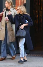 ASHLEY OLSEN Out for Lunch in New York 04/27/2016