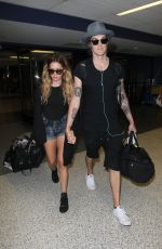 ASHLEY TISDALE at Los Angeles International Airport 04/25/2016