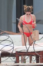 ASHLEY TISDALE in Bikini at a Pool in Cabo San Lucas 04/22/2016