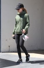 ASHLEY TISDALE Leaves a Gym in Beverly Hills 03/31/2016