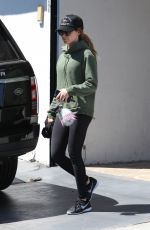 ASHLEY TISDALE Leaves a Gym in Beverly Hills 03/31/2016