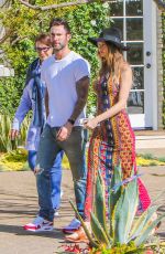 BEHATI PRINSLOO and Adam Levine Out in Pacific Palisades 03/28/2016