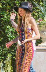 BEHATI PRINSLOO and Adam Levine Out in Pacific Palisades 03/28/2016