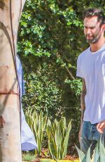 BEHATI PRINSLOO and Adam Levine Out in Pacific Palisades 03/28/2016