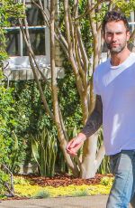BEHATI PRINSLOO and Adam Levine Out in Pacific Palisades 03/28/2016