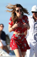 BELLA and DANI THORNE at a Beach in Miami 04/07/2016
