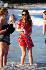 BELLA and DANI THORNE at a Beach in Miami 04/07/2016